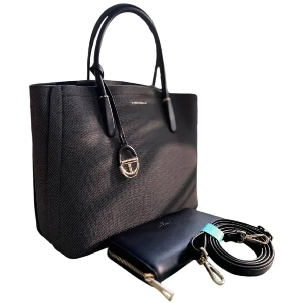 Large capacity Hand/Shoulder bag-Black - Image 3