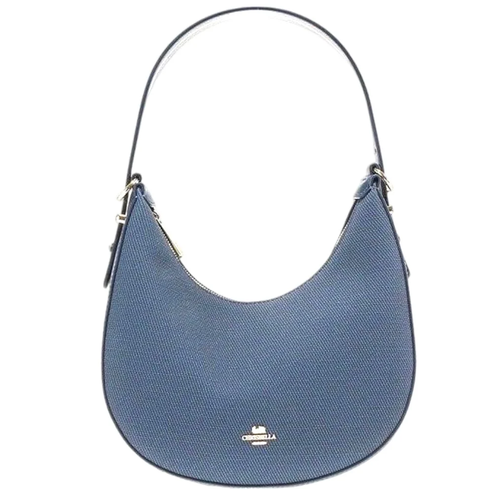 Half Moon Shape Women sling bag-Light Blue