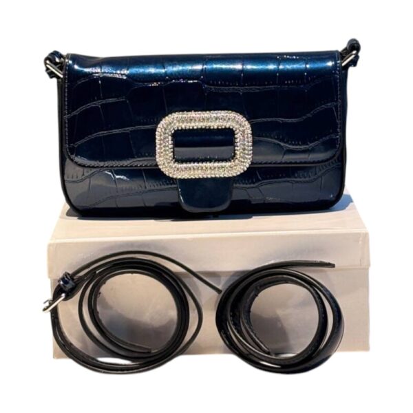 Blue CB Designer Handbag