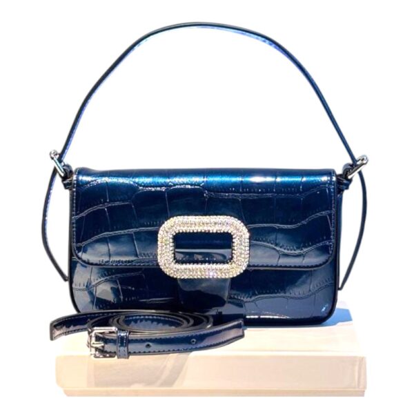 Blue CB Designer Handbag - Image 2